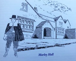 A man stood outside Marley Hall